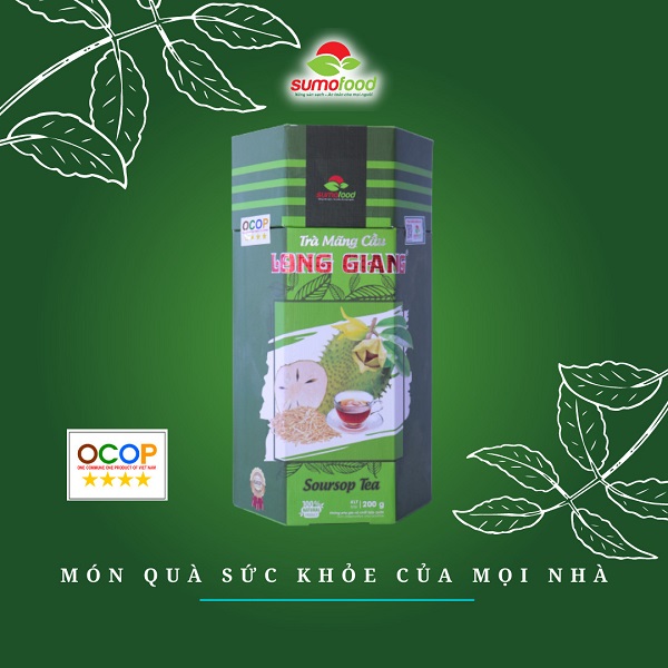 OCOP - Trà mãng cầu Long Giang - Hộp 200g
