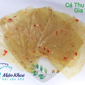 CÁ THU KHÔ TẨM GIA VỊ 500GR - MẬN KHOA