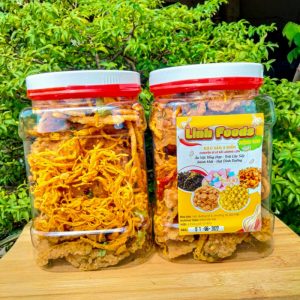 Cơm Cháy Lắc Khô Gà hộp 500gr [HÌNH THẬT 100%]